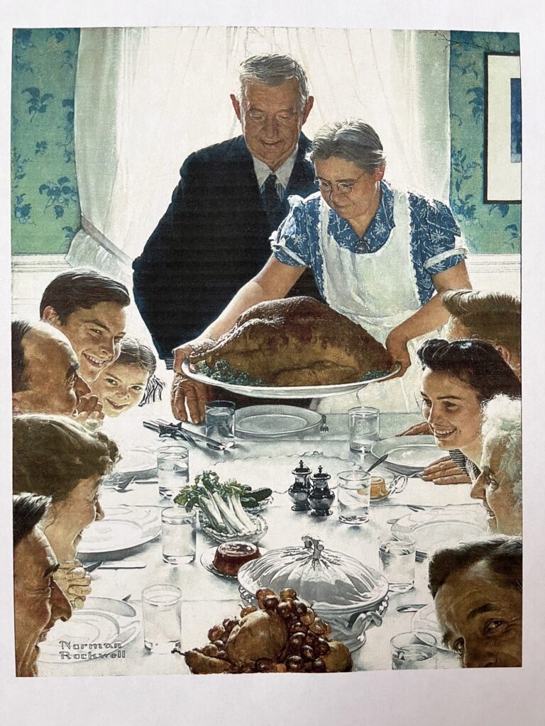 Photo of Thanksgiving Day - then